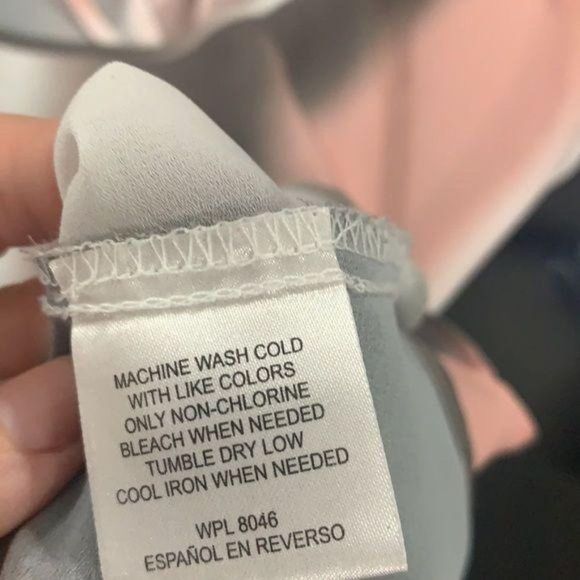 Bar 3 Tri Color Size Large Off Shoulder Blouse - Picture 8 of 8